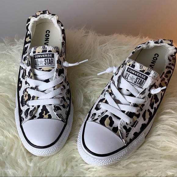 women's converse chuck taylor all star shoreline leopard sneakers